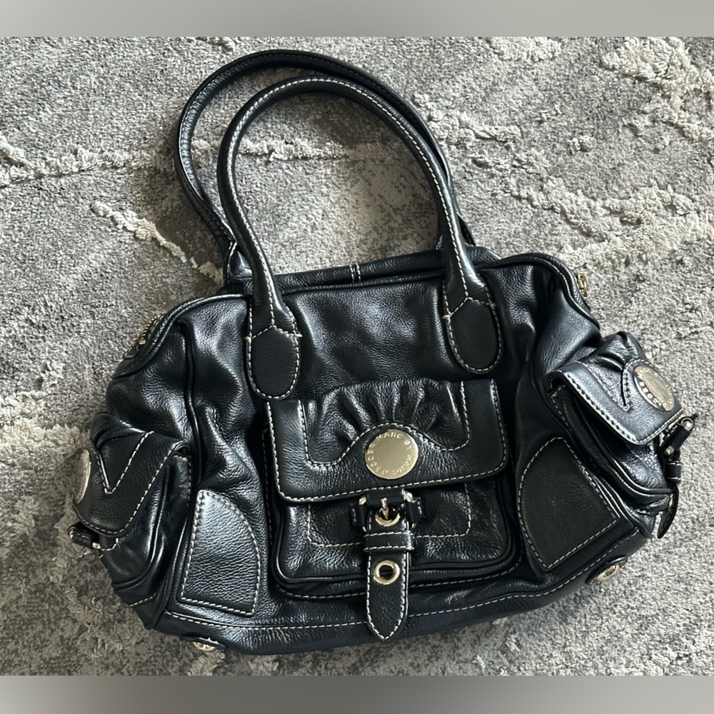 Marc by Marc Jacobs black bag with silver accents